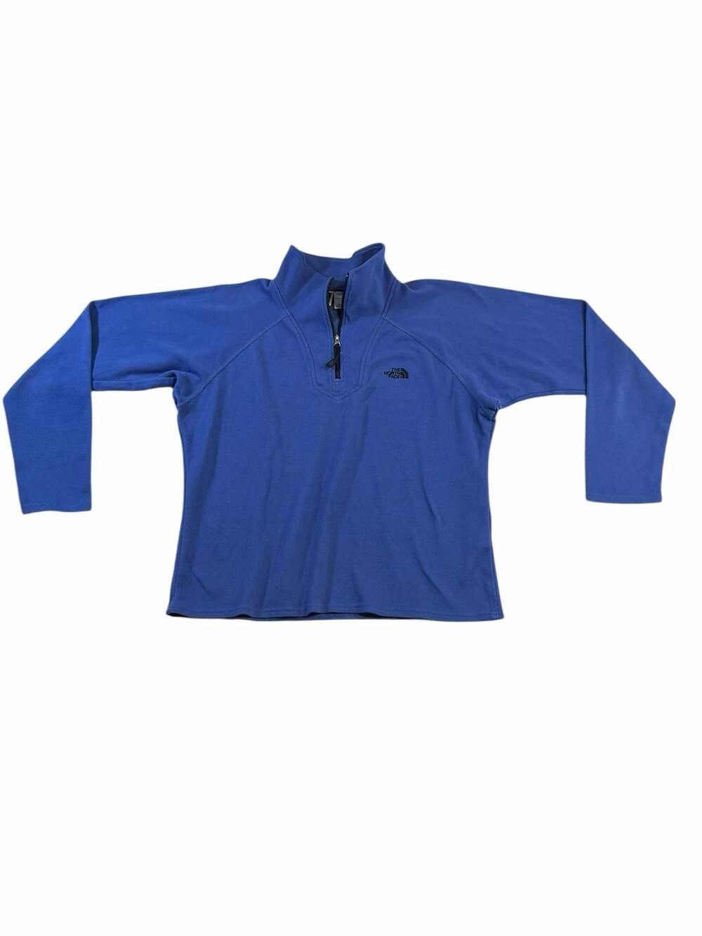 The North Face Women's Large Blue 1/4 Zip Fleece Pullover Jacket